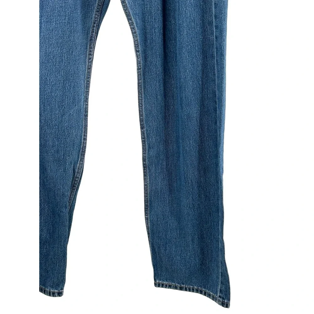 Levi Strauss 505‎ Regular Fit Straight Leg Jeans Blue Denim 38x32